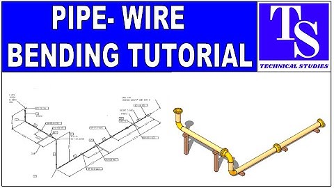 pipe wire bending fast and easy visualized tutorial. piping tips and tricks