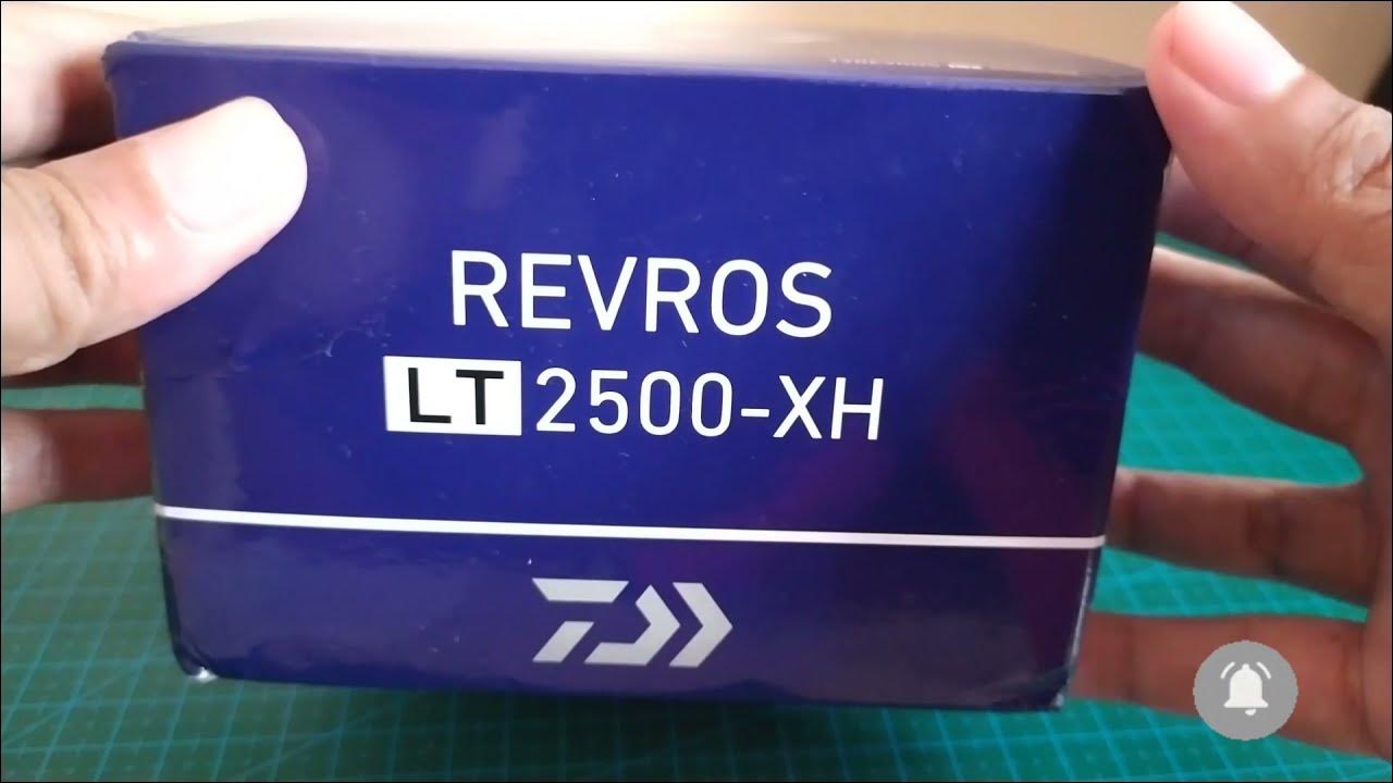 2019 Daiwa Revros Lt 2500 XH. Unboxing & Review reel spinning