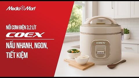 Nồi cơm điện 3,2L Coex: Nấu  nhanh, ngon và tiết kiệm đông người (CR-3473) - Điện máy MediaMart