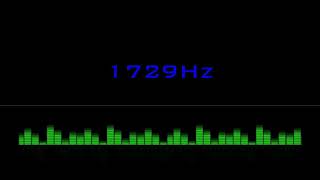 ⒽⓏ| 1729Hz Pure Tone Frequency| NO Music , For Meditation, Testing. Black Screen