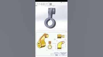 Extruded ,extruded cut ,fillet command used in solid works #solidworks #solidworkstutorial #design