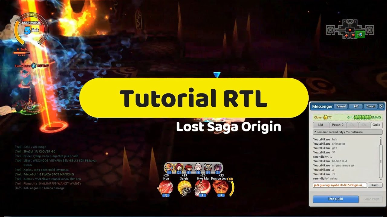 Lost Saga Origin Tutorial Rtl Youtube