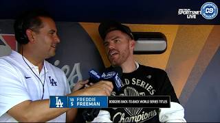 2025 Dodgers World Series parade: Freddie Freeman humbled to play for back-to-back champion