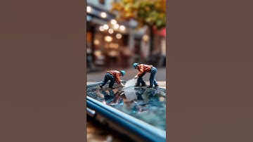 “Tiny AI Workers Repair Cracked Phone Screen | Natural Arena by PMG”