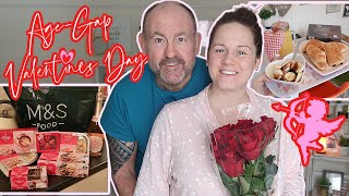 OUR VALENTINES DAY  - AGE GAP RELATIONSHIP, BAKING SCONES, M&S FOOD HAUL and a whole alot of eating