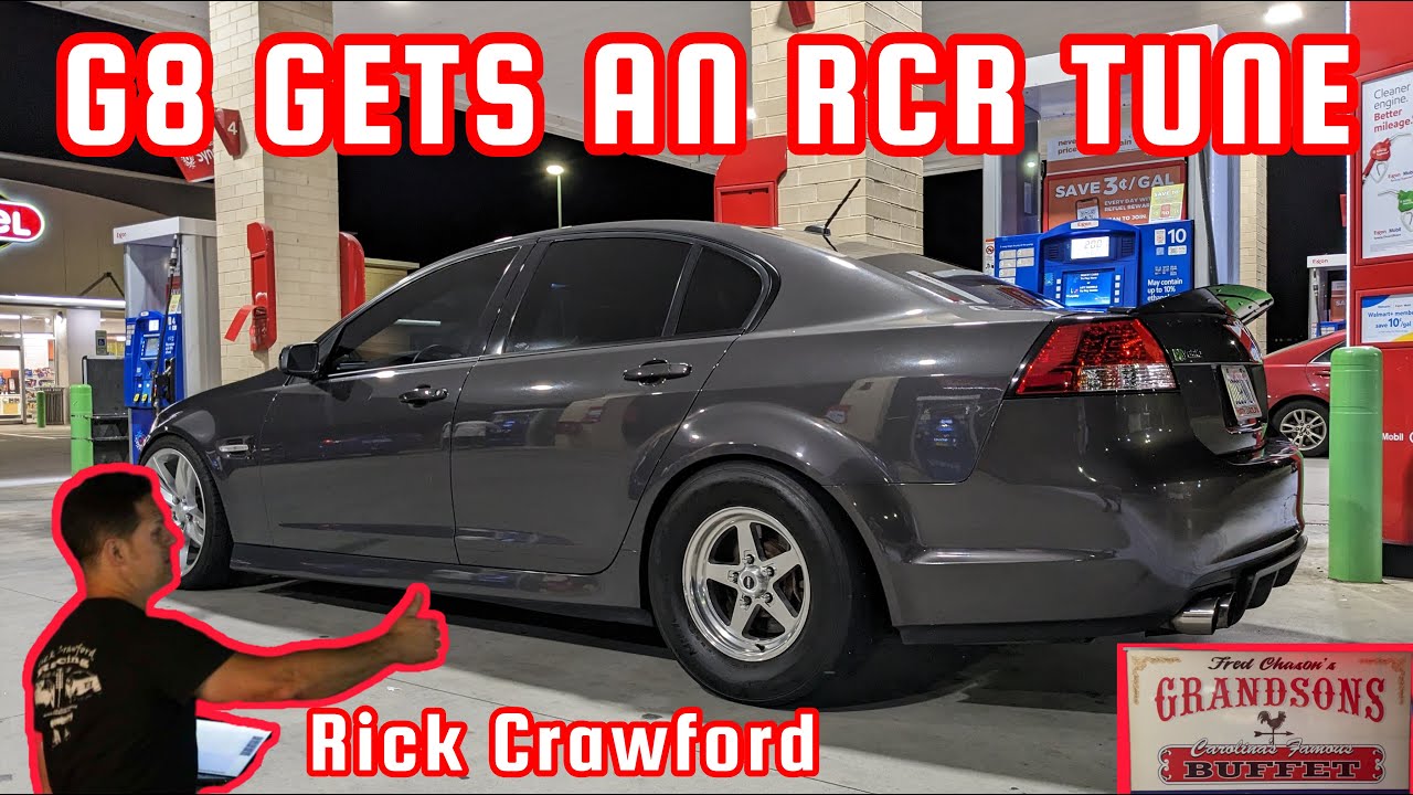 Рик Кроуфорд настраивает мой G8 для E85 и передач 3.91