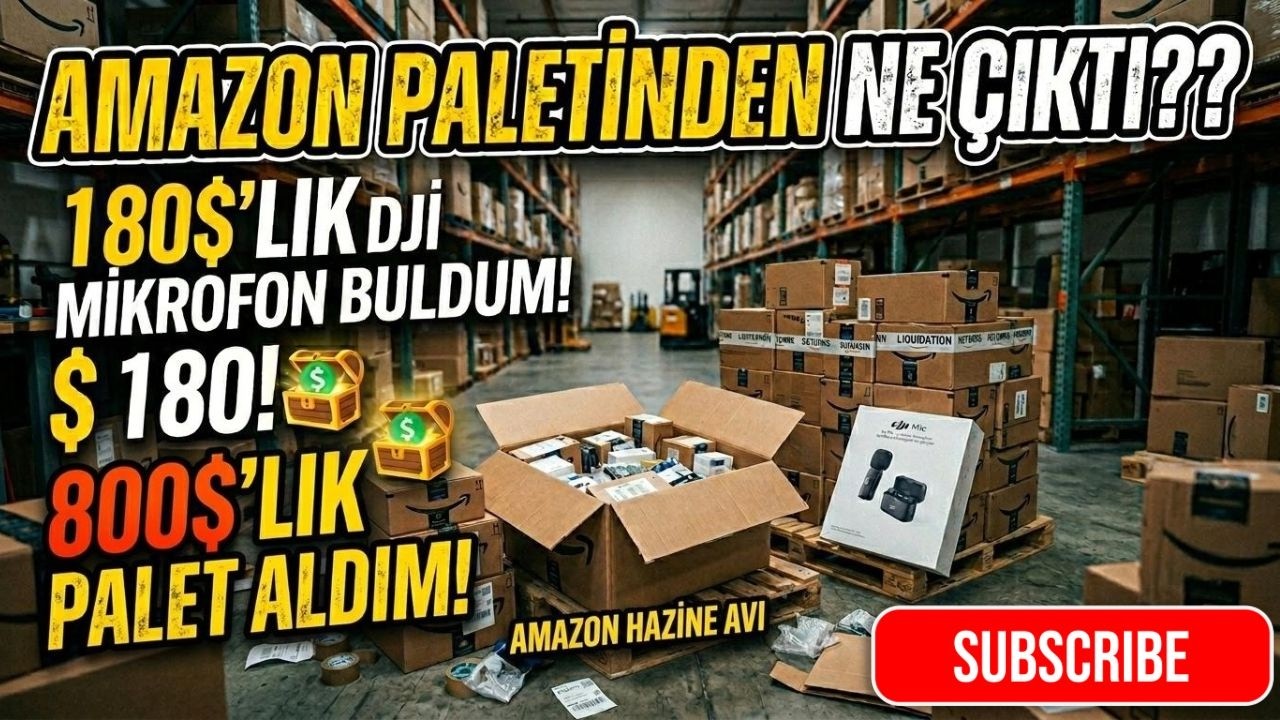 AMAZON İADE ÜRÜN AVI MAĞAZADA PALET AÇTIK
