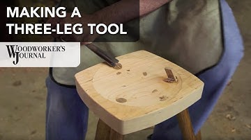 How to Make a Three Legged Stool | Woodturning Project