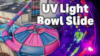 UV Light Space Bowl Water Slide – Laguna Badeland | NEW 2026!
