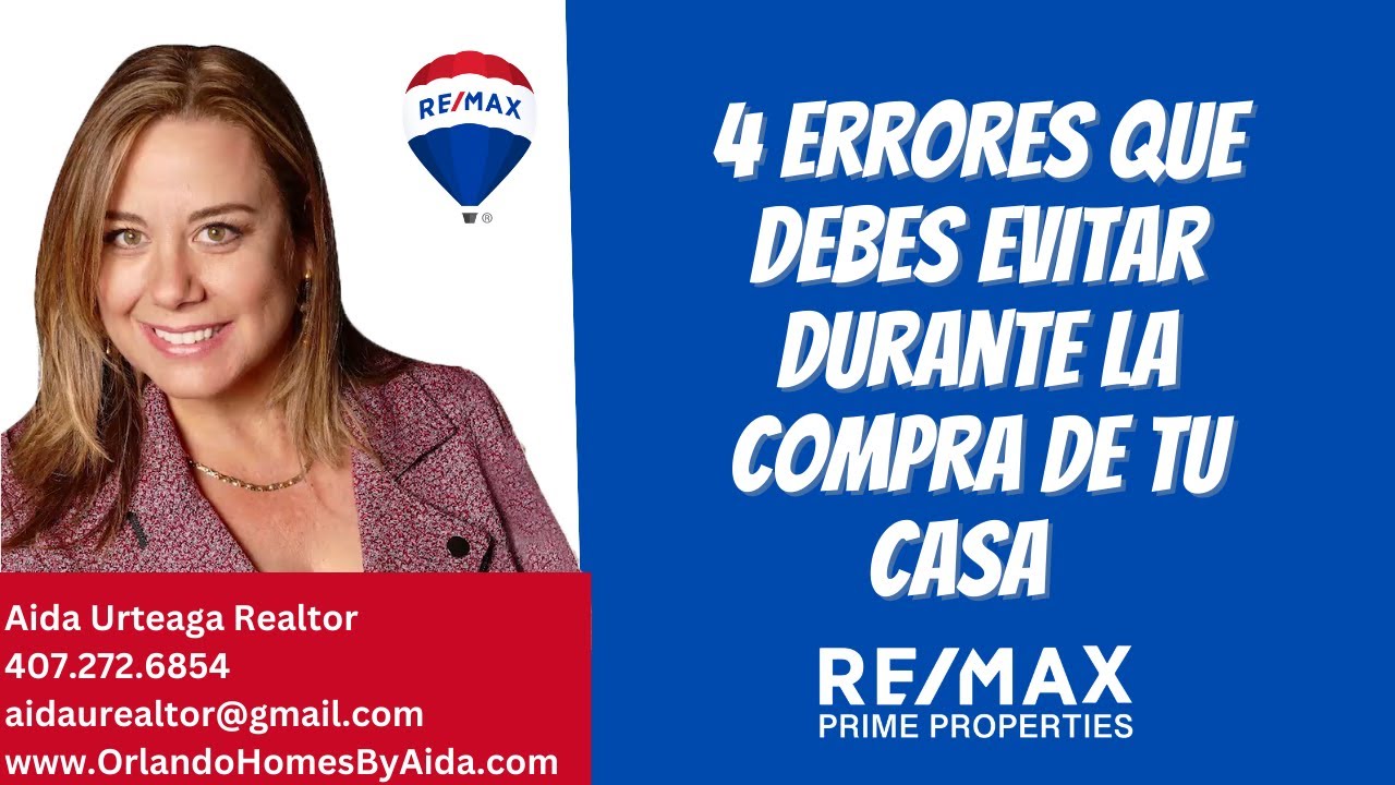 4 Errores que Debes Evitar Durante la Comprar Tu Propiedad - YouTube