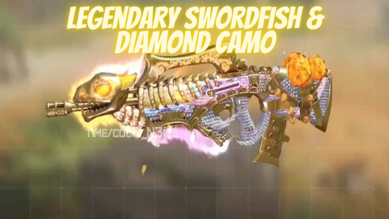 LEGENDARY SWORDFOSH WITH DIAMOND CAMO
