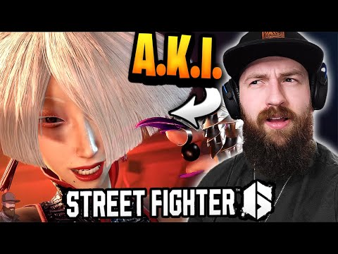 OFFICIAL A.K.I. *FIRST LOOK* in Street Fighter 6! [REACTION]