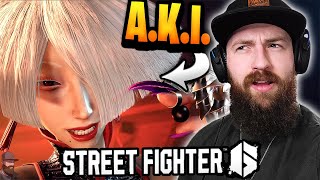 OFFICIAL A.K.I. *FIRST LOOK* in Street Fighter 6! [REACTION]