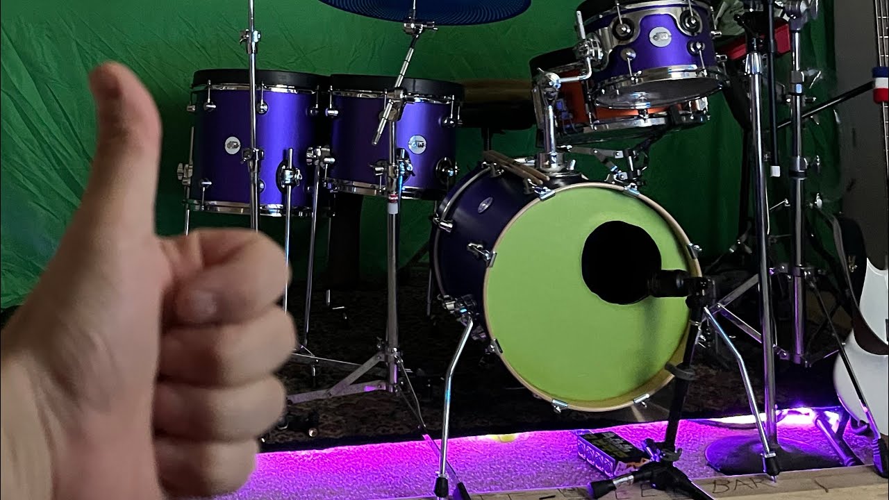 Drum riser build , tennis ball edition