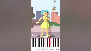 Inside Out 2 Gender Swap Animation (@lupdup) - Octave Piano Tutorial