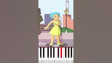 Inside Out 2 Gender Swap Animation (@lupdup) - Octave Piano Tutorial