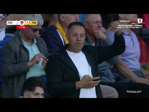 GOOOL! Hermannstadt - Farul 1-0. Albu deschide scorul! Eroare importantă a lui Fabinho
