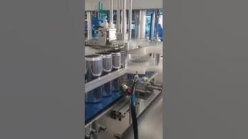 Automatic Can Clamping and Capping Machine#shorts