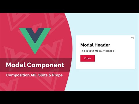 Build a Reusable Modal Component Using Vue 3, The Composition API & Slots