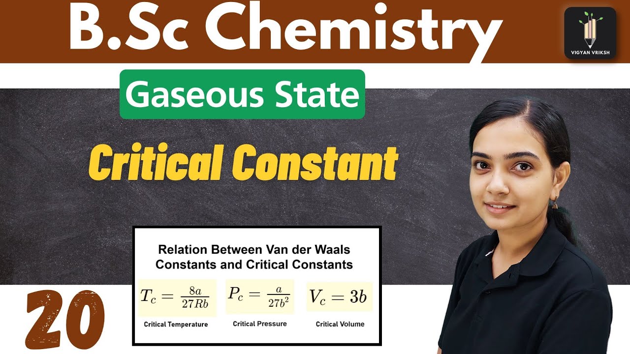 Critical Constant - Gaseous 20 | B.Sc Chemistry | Vigyan Vriksh
