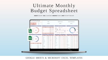 How to Use Ultimate Monthly Budget Spreadsheet | Step-by-Step Tutorial
