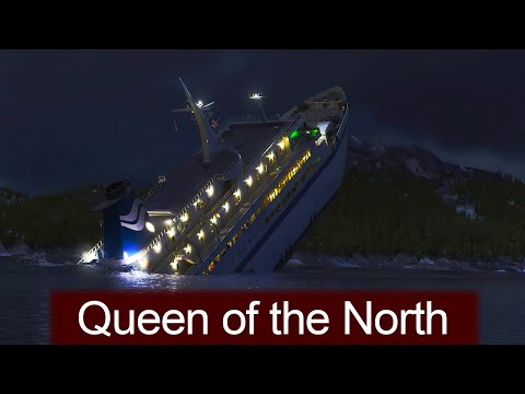The shipwreck of the Swiss ferry MV Queen of the North.