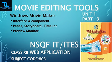MOVIE EDITING TOOLS PART 3 | PANES STORYBOARD TIMELINE PREVIEW MONITOR IN WMM | WEB APPLICATION 803