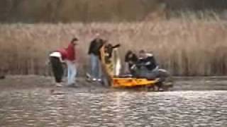 Snowmobile Watercross Gone Bad