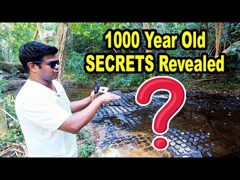 Crystal Skull Bridge & Strange Lingams in River - Kbal Spean, Cambodia