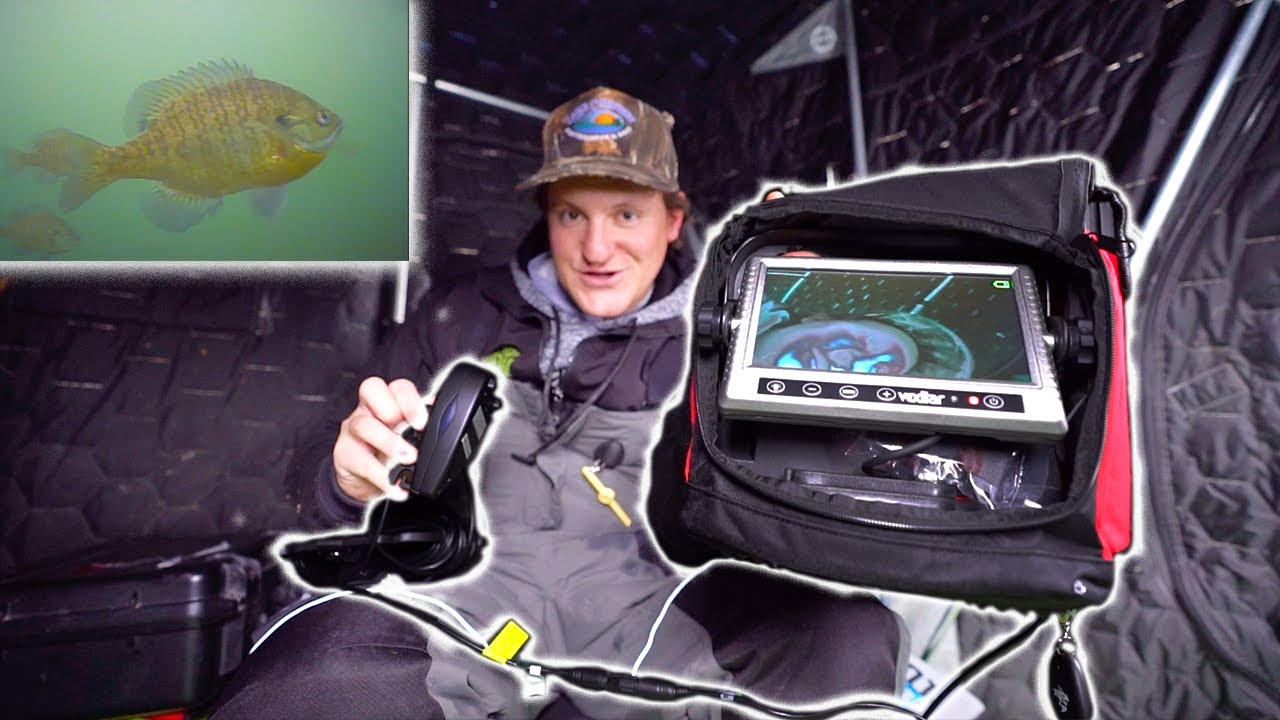 Trying Expensive UNDERWATER CAMERA! (Ice Fishing) 