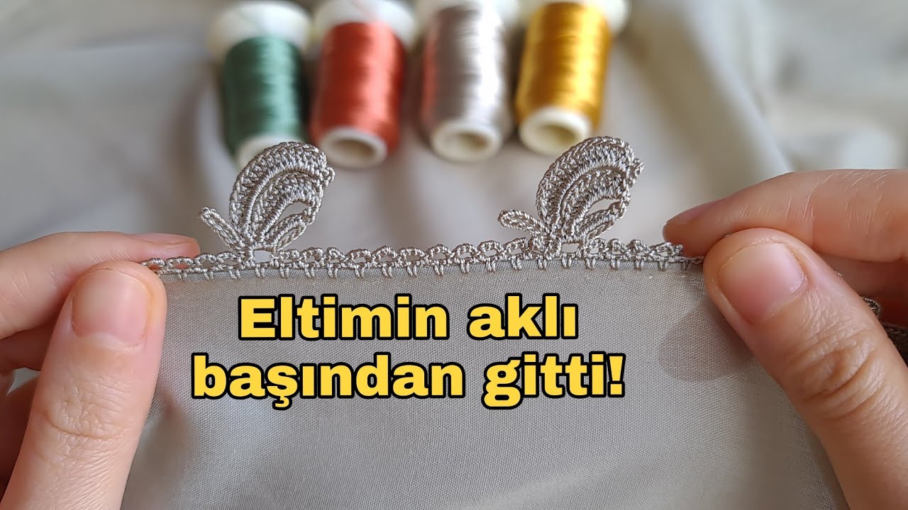 840- YİNE ELTİMİ BAYILTTIĞIM BİR MODEL 🤭 / eltinizi şok edin/ en güzel oya modelleri/ oya örnekleri