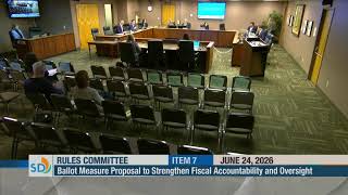 Rules Committee - Follow the Money Ordinance Hearing