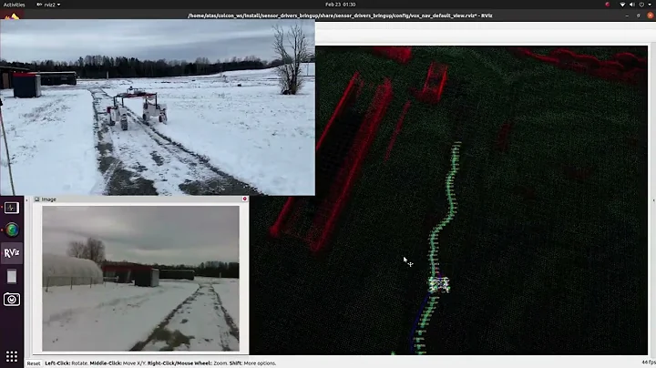 vox_nav, navigation in unstructured outdoor terrain with Thorvald robot