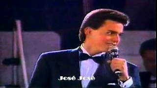 Video thumbnail of "Jose Jose-En Vivo-1991-Piel de Azucar-Duo Jose Joel"