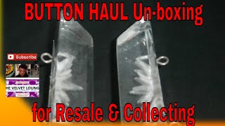 Vintage Antique Button Haul Unboxing Identification What Buttons Sell #antiquebuttons #ebay #buttons