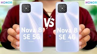 Huawei Nova 8 SE 5G vs Huawei Nova 8 SE 4G