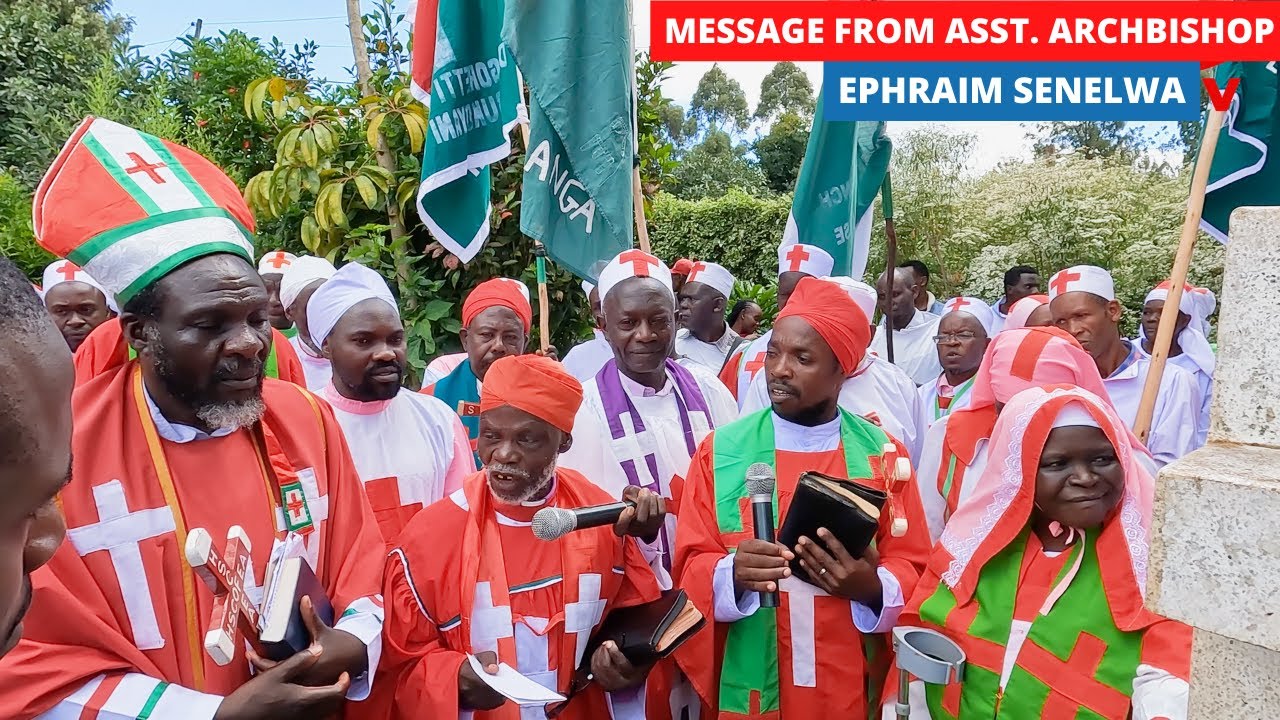 Asst. Archbishop Ephraim Senelwa at Philip Kahiga Prayer Garden