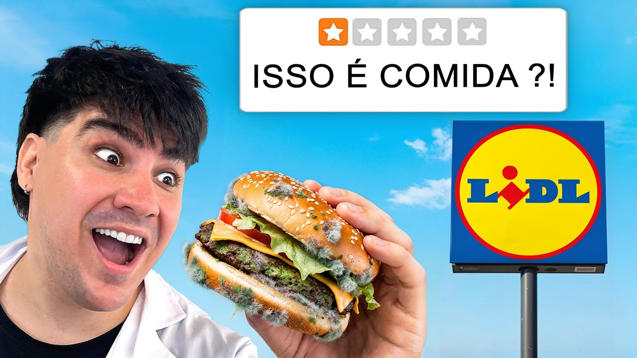 PROVEI 7 COMIDAS ESTRANHAS DO LIDL