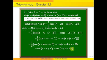 #11maths  TN Class 11 Maths  | 11th Standard  chapter 3 Trigonometry  exercise 3.7 sum  2