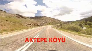 Aktepe Köyü. Daglar Si̇zi̇n Yolunuz Ne Çok Dolanir.