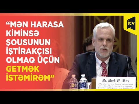 ABŞ-nin Azərbaycandakı səfiri: “Mən harasa kiminsə şousunun iştirakçısı olmaq üçün getmək istəmirəm”