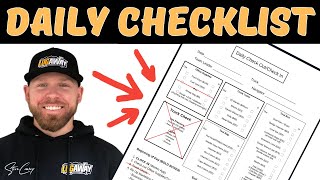 Junk Removal Daily Checklist Overview