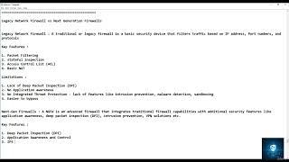 2  Legacy Firewall vs Next Gen Firewall Features