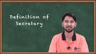 Definition of Secretary - Secretary - Secretarial Practice