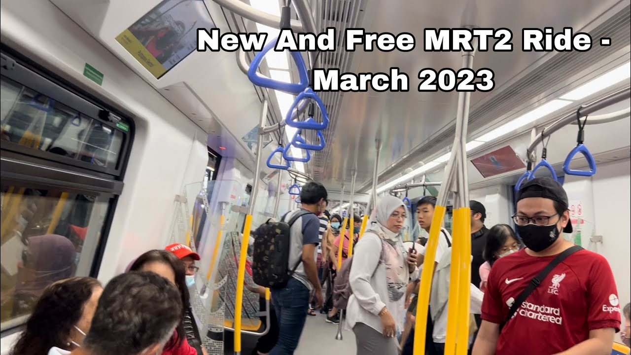 Experiencing New And Free Ride MRT2  From Putrajaya Sentral To Conlay Station - 19/03/2023
