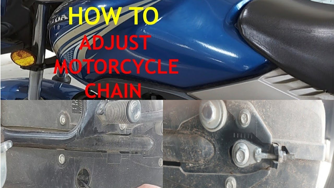 How to adjust bike chainबाइक की चेन कैसे टाइट करें YouTube