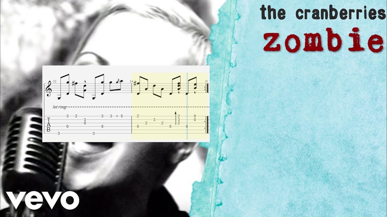 How to play "The Cranberries - Zombie" on guitar (Tabs) Fingerstyle