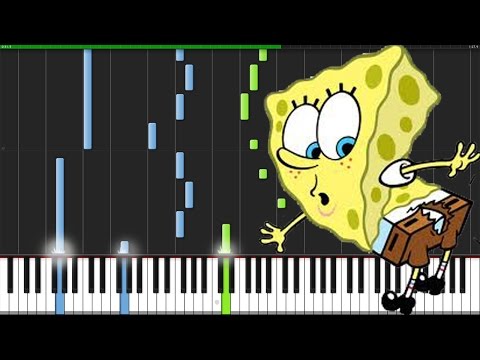 Ripped Pants - SpongeBob SquarePants [Piano Tutorial] (Synthesia) // Magical Piano