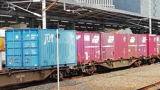 1064レ遅れで急遽担当!。EF66 126号機牽代走名古屋タ発稲沢行1250レ名古屋通過