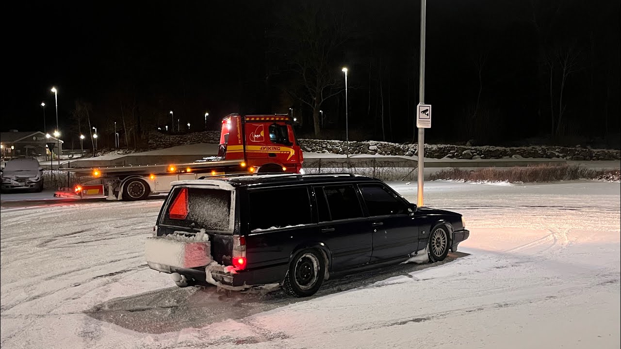 Vinterdrift i holmsjö ( klipper stolpe )